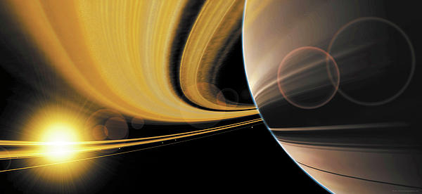 Saturn Glory Painting